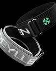 Reyllen GX Nylon Weight lifting belt 4" IWF approved black background