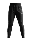 reyllen X1 unisex man woman joggers black nylon stretchy png