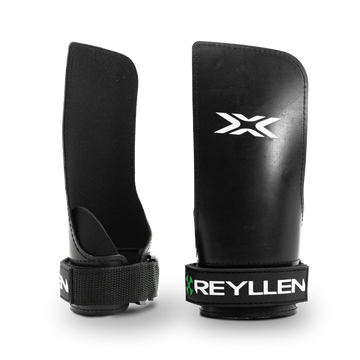 Reyllen Seal X4 Rubber Fingerless CrossFit Gymnastics Grips Front Profile