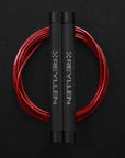Reyllen Flare MX Speed Skipping Jump Rope aluminium handles black and red pvc cable