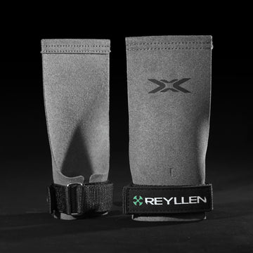 Reyllen Greyhound X CrossFit Gymnastic Fingerless Hand Grips Black Background Main Profile