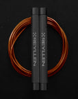 Reyllen Flare MX Speed Skipping Jump Rope aluminium handles dark grey and orange pvc cable