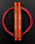 Reyllen Flare MX CrossFit Speed Skipping Jump Rope aluminium handles orange and red nylon cable