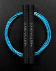 Reyllen Flare MX Speed Skipping Jump Rope aluminium handles black and blue nylon cable