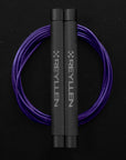 Reyllen Flare MX CrossFit Speed Skipping Jump Rope aluminium handles dark grey and purple pvc cable