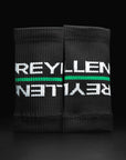 reyllen crossfit lifting sweat bands wrist bands black pair