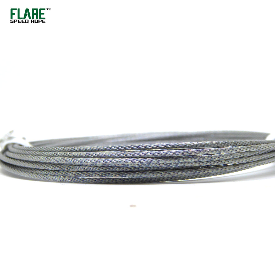 flare speed rope replacement skipping jump cable bare steel