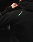 Reyllen Soft Shell Jacket Unisex Polyester Fleece Hood back logo detail view