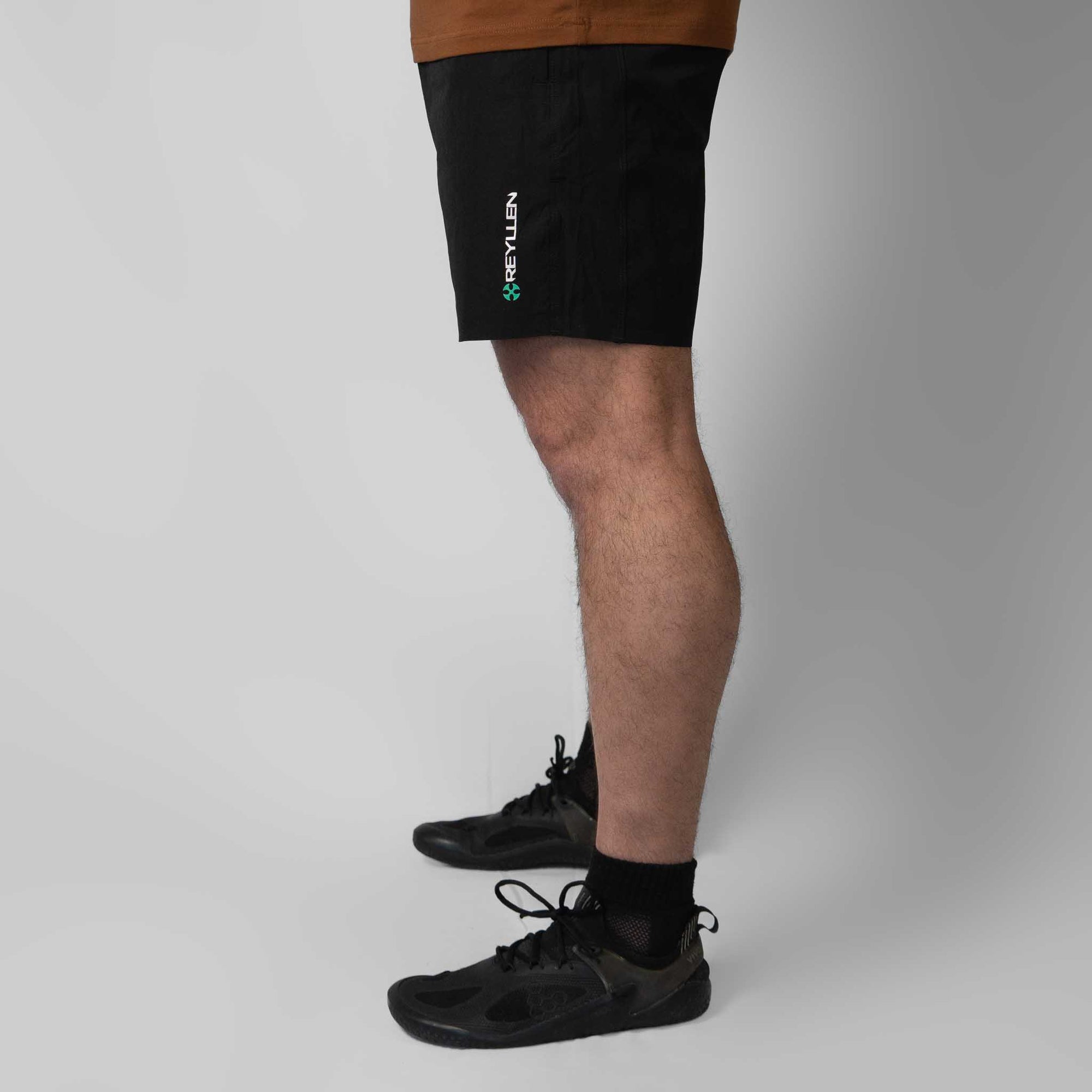 reyllen element crossfit gym workout shorts for men 7 inch side