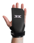 Reyllen Seal X4 Rubber Fingerless CrossFit Gymnastics Grips worn on hand view single