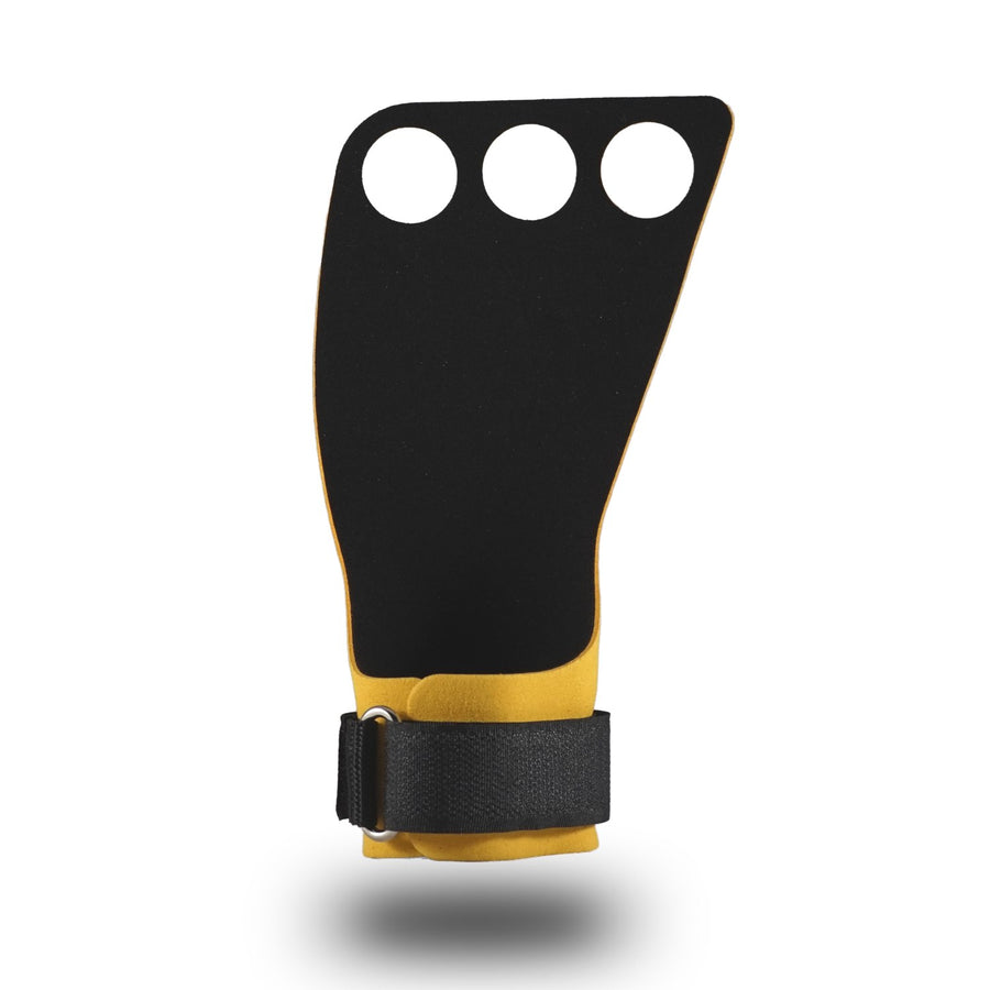 bumblebee X2 3-hole gymnastic crossfit hand grips back view single