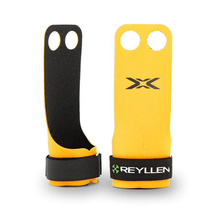bumblebee gymnastic crossfit hand grips 2-hole front profile 