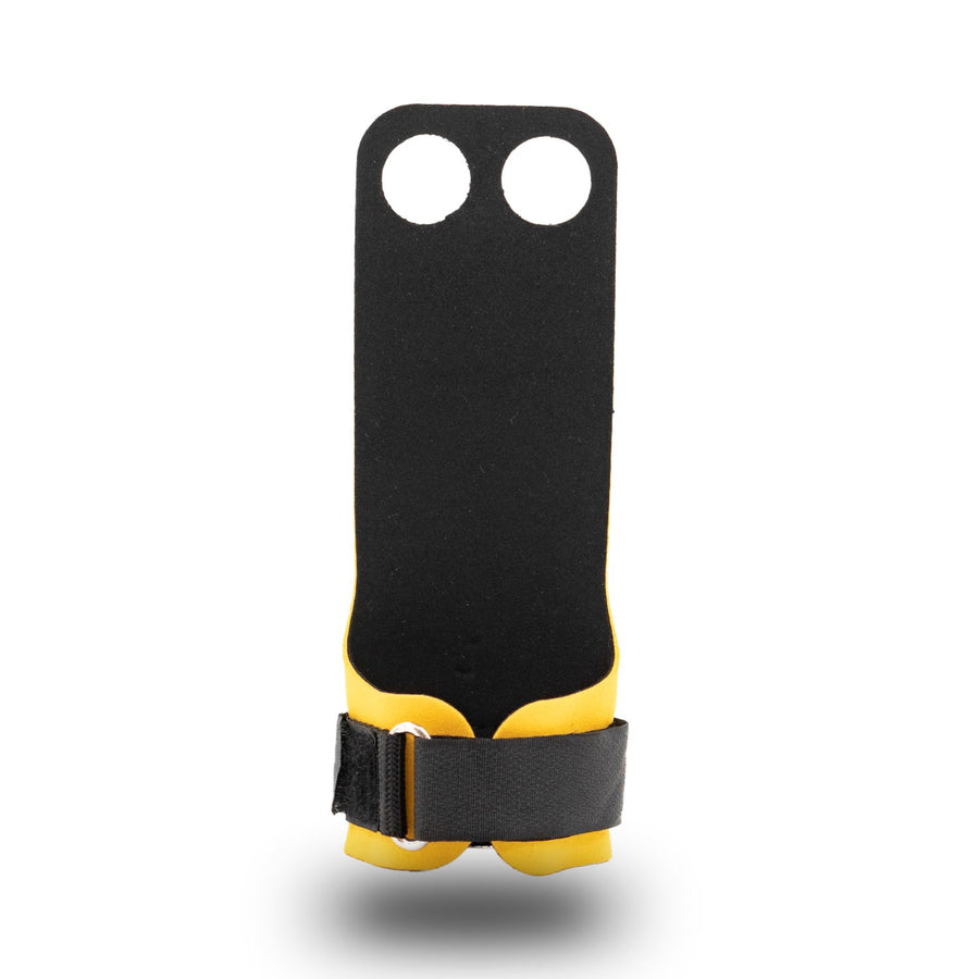bumblebee gymnastic crossfit hand grips 2-hole single back view 