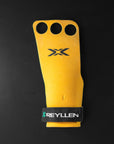 Reyllen BumbleBee X3 3-hole CrossFit Gymnastic Hand Grips top down view