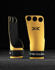 Reyllen BumbleBee X3 3-hole Gymnastic Hand Grips black background