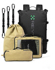 reyllenrx3 crossfit backpack packing cube bundle black