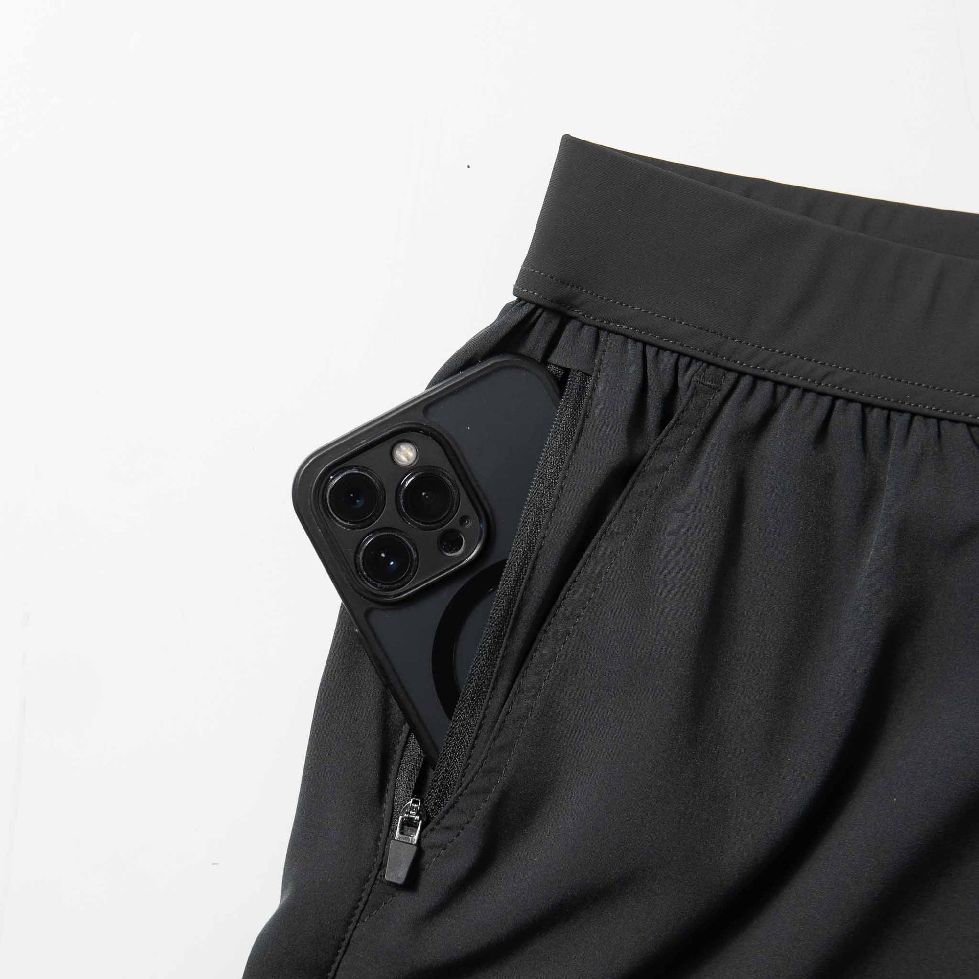 reyllen echo short for crossfit running metcon hyrox phone pocket