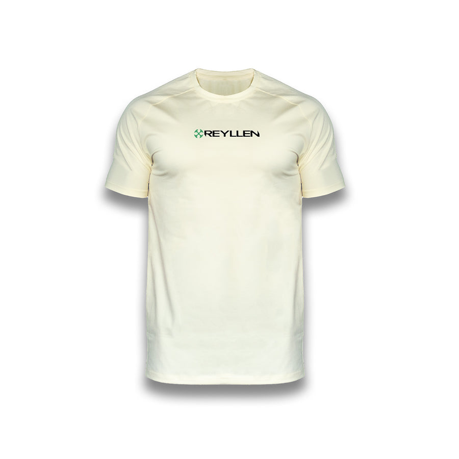 reyllen mens t-shirt cream for crossfit and fitness