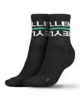 reyllen crossfit athlete socks black pair side view
