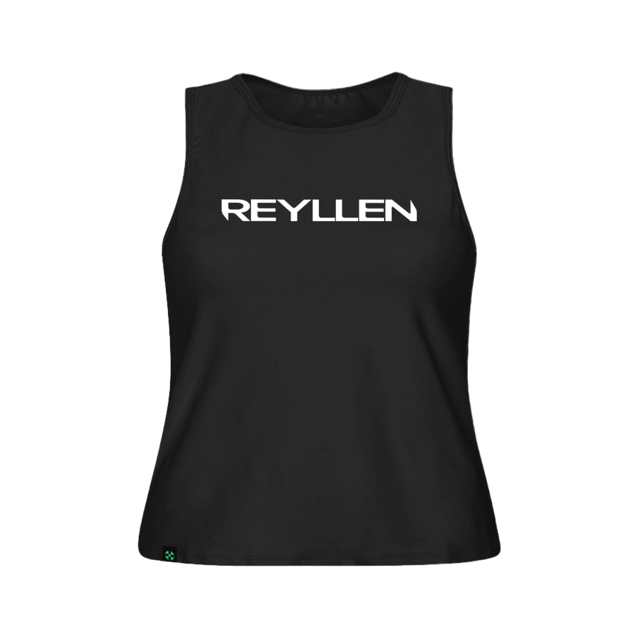 Reyllen m1 ladies flowy high neck workout crossfit vest tank top 