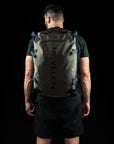 reyllen rx3 crossfit gym backpack duffle green back view
