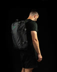 reyllen rx3 crossfit gym backpack duffle black worn