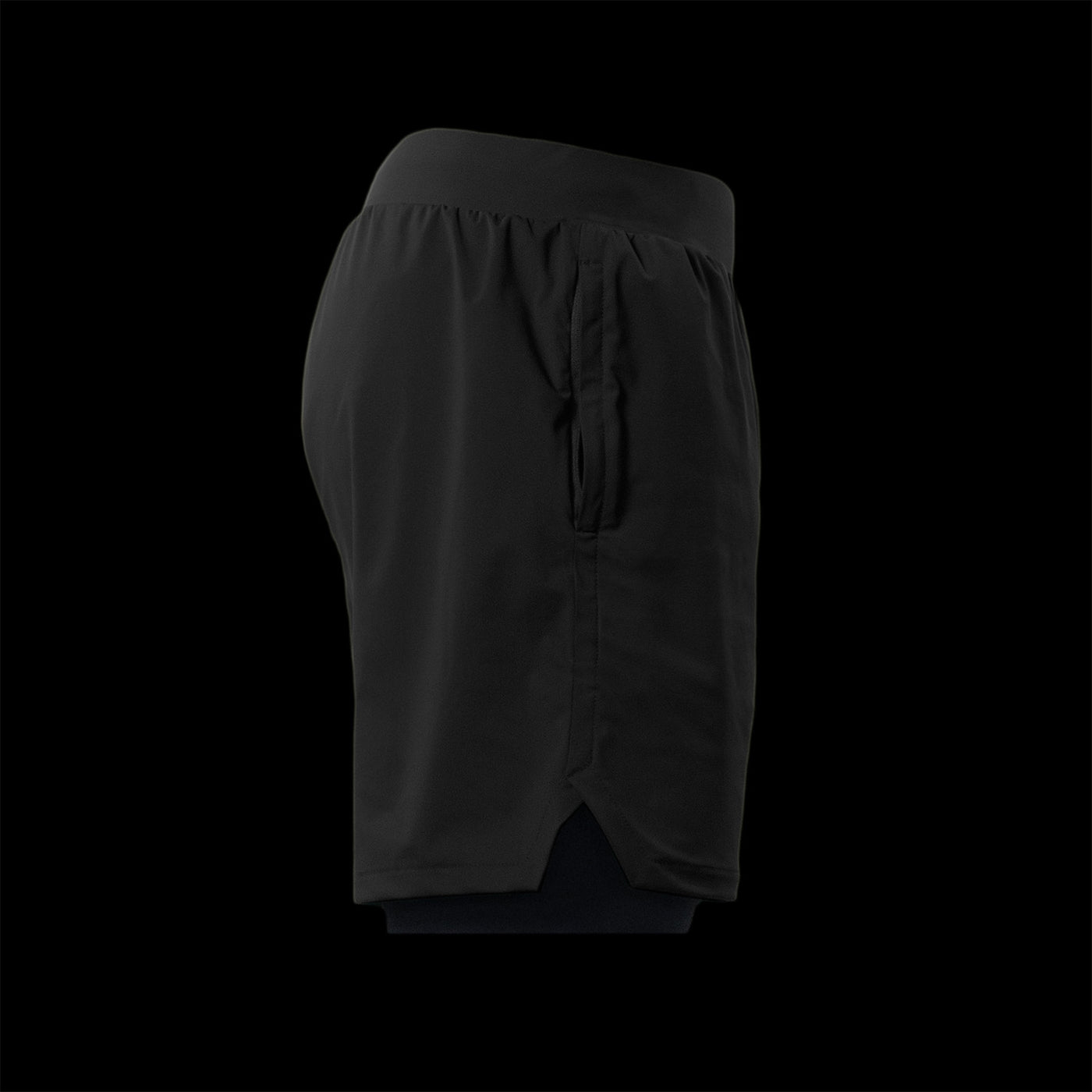 Reyllen X2 2 in 1 shorts with liner for crossfit gym and workout men black