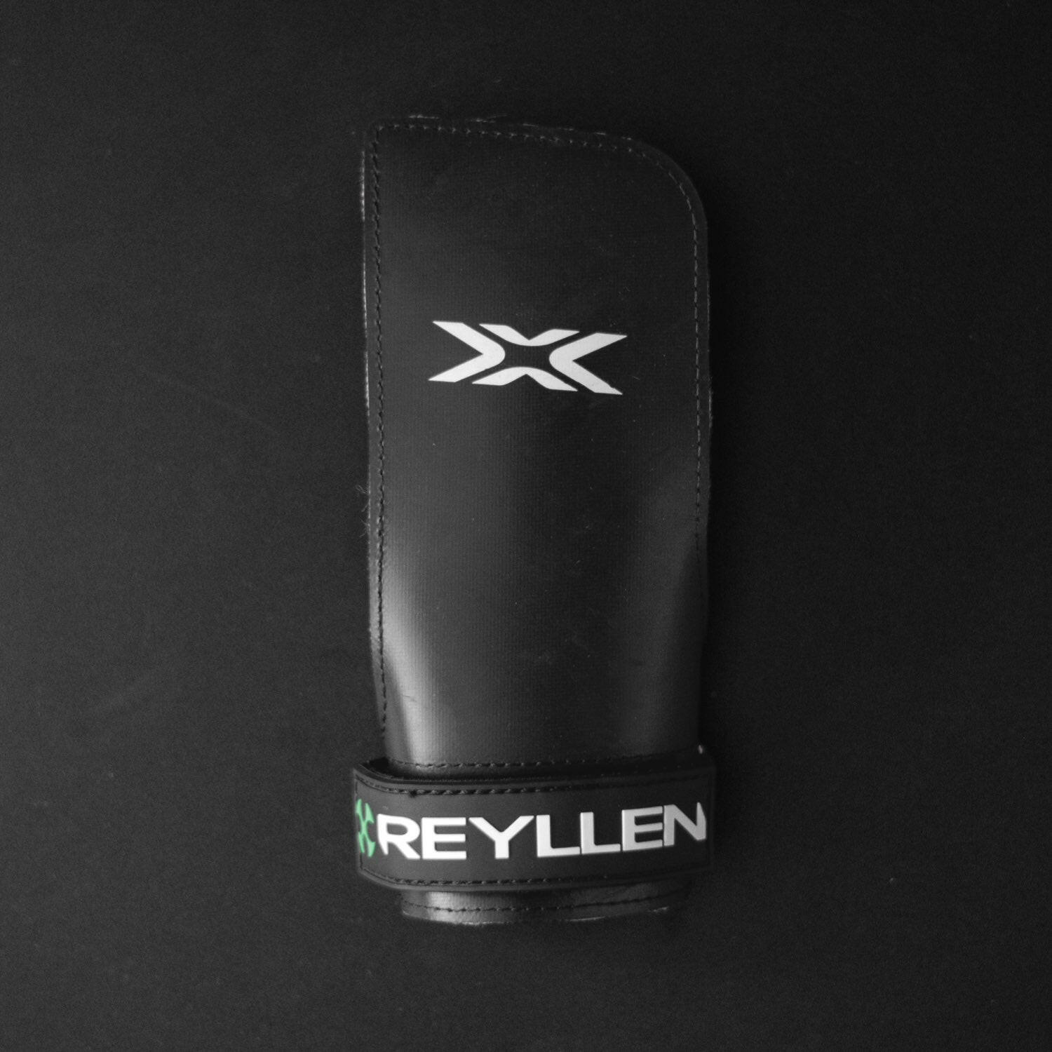 Reyllen Seal X4 Rubber Fingerless CrossFit Gymnastics Grips top down view single