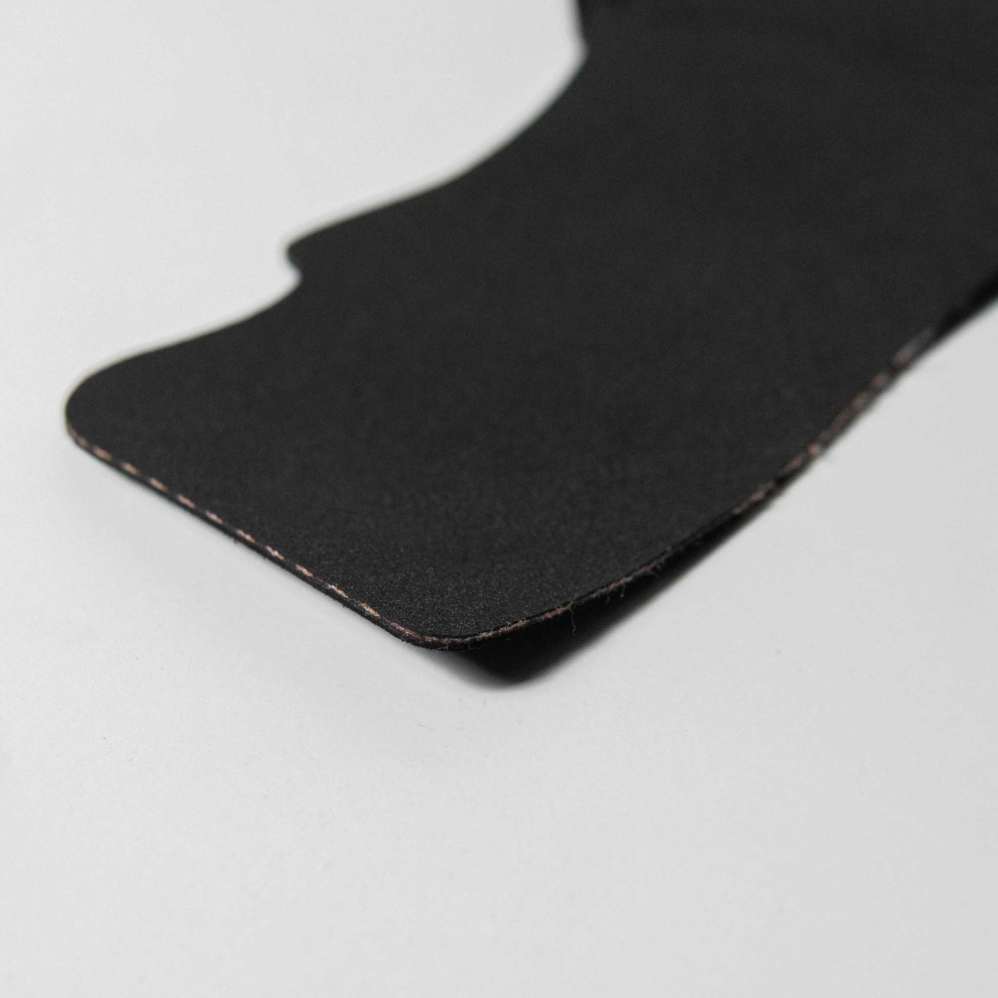 Reyllen Seal Pro Rubber Gymnastic Hand Grips no chalk for crossfit black on white background fabric detail