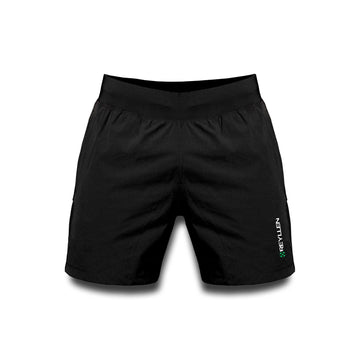 reyllen uk mens wod crossfit fitness shorts nylon stretch black