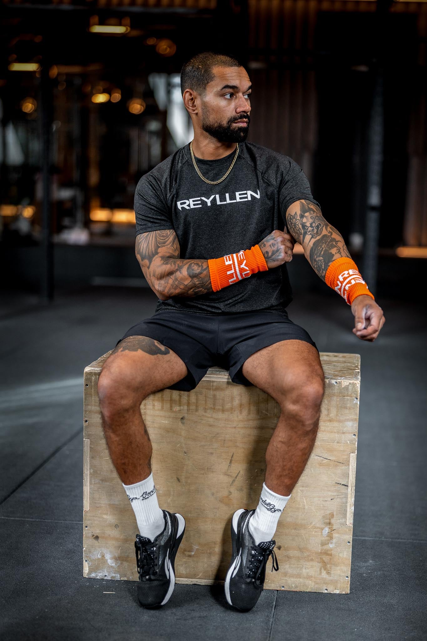 Reyllen CrossFit Sweatbands Orange