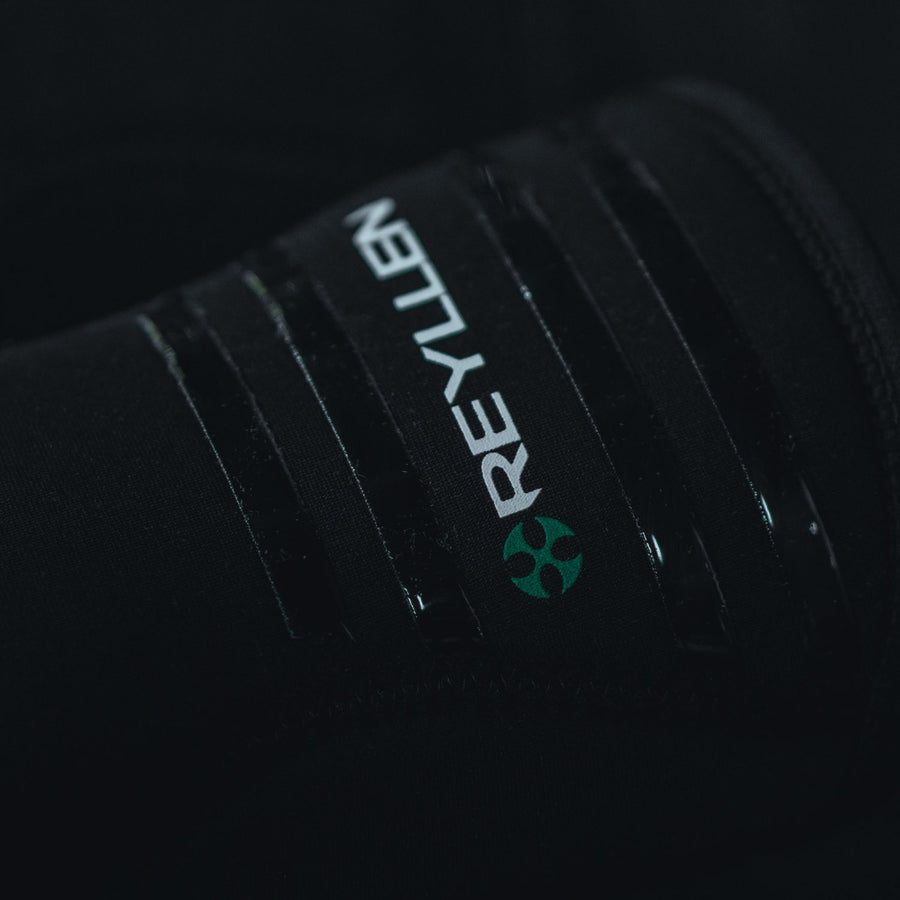 Reyllen Venta X3 7mm Knee Sleeves Neoprene black support anti slip silicone strips view