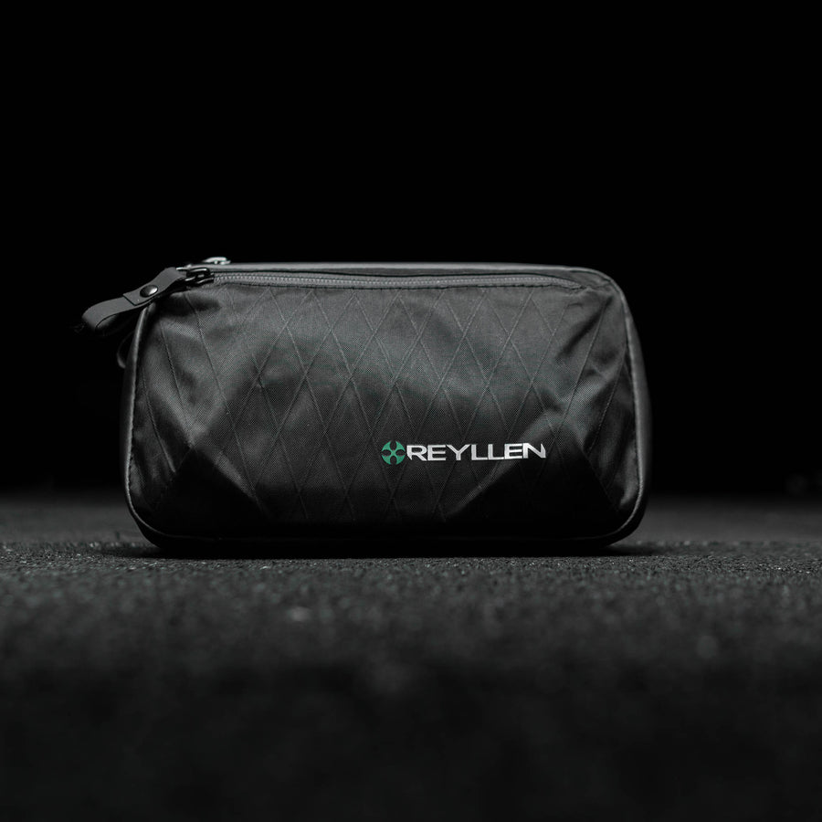 Reyllen x-gear xpac sling bag tech pouch  black background