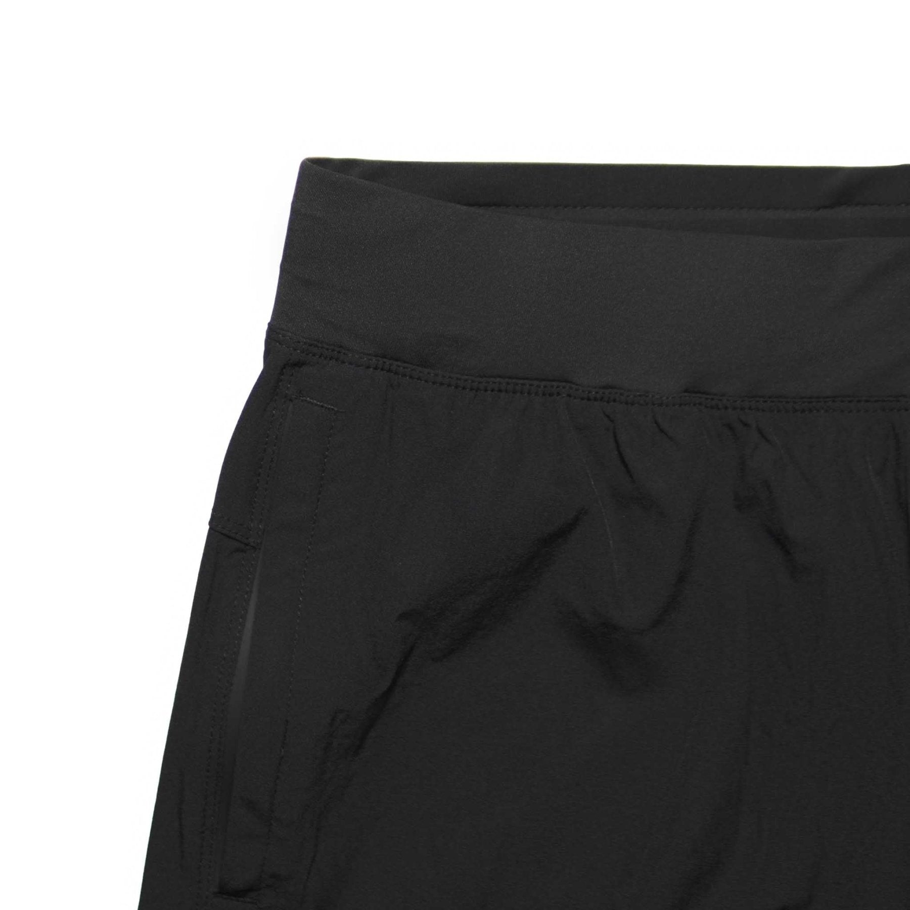 black reyllen element crossfit gym workout shorts for men waistband details