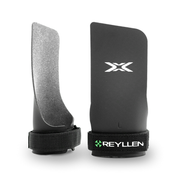 Reyllen Merlin X4 Rubber Fingerless CrossFit Gymnastics Grips Front Profile