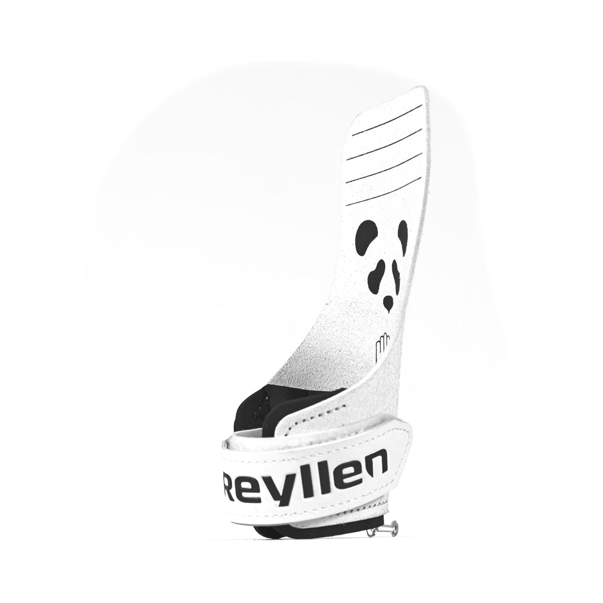 reyllen panda gymnastic hand grips for crossfit white on white background 360 video