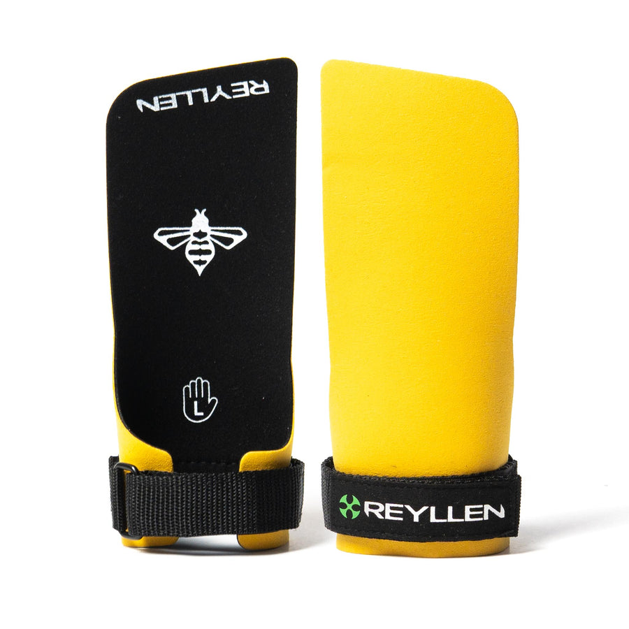 reyllen crossfit bumblebee fingerless grips X4S