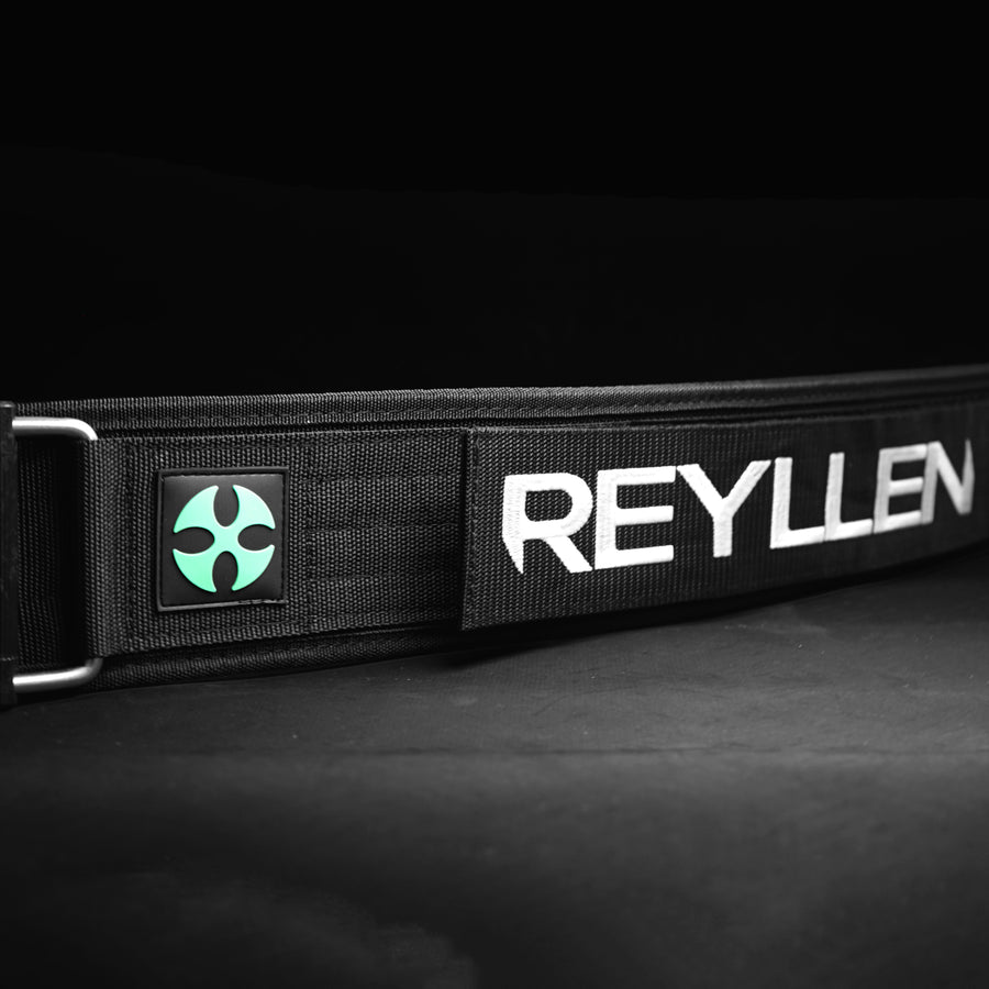Reyllen GX 4" Nylon CrossFit Lifting Belt black detail view
