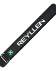 Reyllen GX 4" Nylon CrossFit Lifting Belt black laid flat top down view