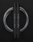 Reyllen Flare MX Speed Skipping Jump Rope aluminium handles black grey pvc cable 