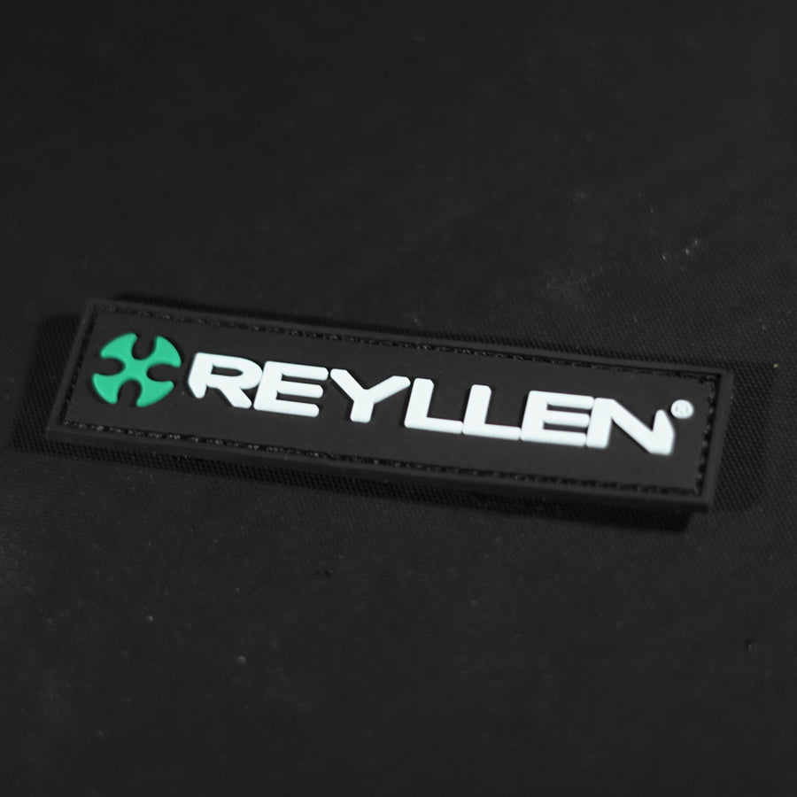 reyllen full logo patch backpack velcro