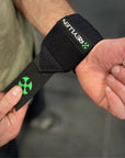 reyllen X1 Wrist Wraps elastic support logo detail shot