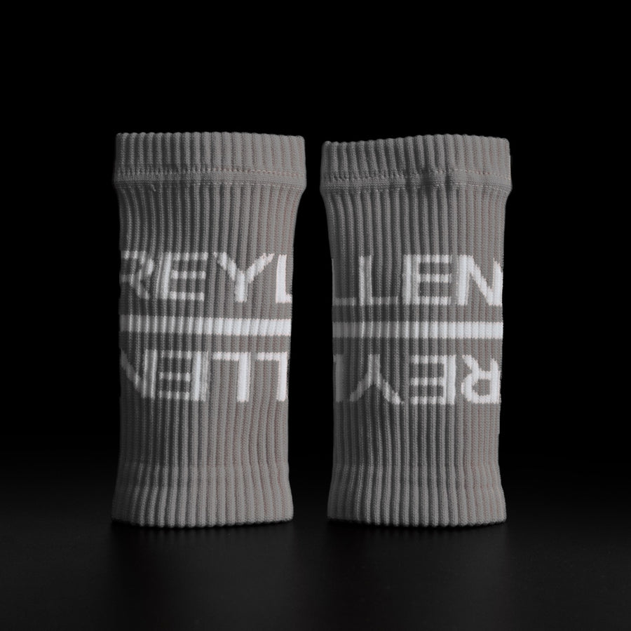 reyllen crossfit lifting sweat bands wrist bands grey pair