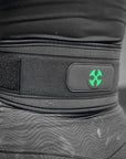 Reyllen X-Prime Crossfit foam core weightlifting belt 5" taper  back view on woman