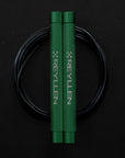 Reyllen Flare MX CrossFit Speed Skipping Jump Rope aluminium handles green and black pvc cable