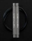 Reyllen Flare MX CrossFit Speed Skipping Jump Rope aluminium handles light grey and black pvc cable