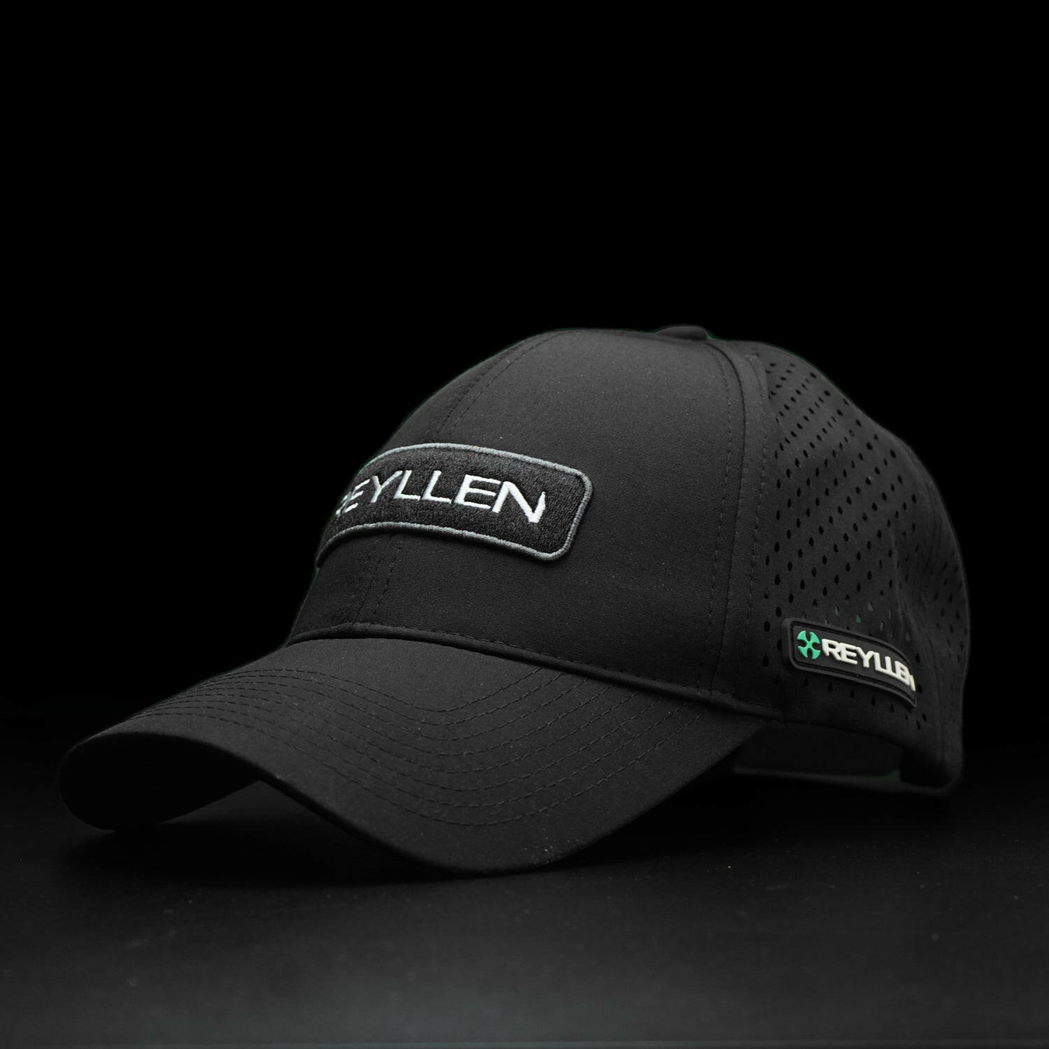 reyllen performance baseball cap hat front angle view 2