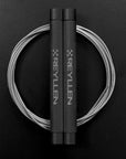 Reyllen Flare MX CrossFit Speed Skipping Jump Rope aluminium handles dark grey and grey nylon cable