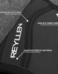Reyllen Venta X2 7mm Knee Sleeves Neoprene black support detail of features