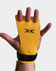 bumblebee X2 3-hole gymnastic crossfit hand grips worn on hand single